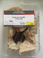 Mängden socker i Gyozas aux crevettes + sauce soja