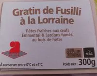 Mängden socker i Gratin de fusilli à la Lorraine