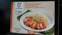 Mängden socker i Poulet basquaise riz parfumé au piment despelette