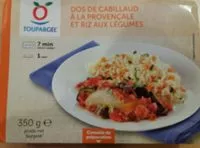 Mängden socker i Dos de cabillaud à la provençale et riz aux légumes