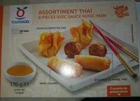 Mängden socker i Assortiment thaï