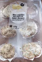 Mängden socker i Mini coquilles aux noix de saint Jacques. sauce champagne 10%
