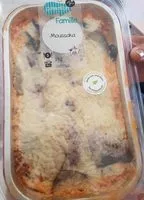 Mängden socker i Moussaka collection en famille