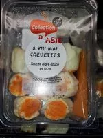 Mängden socker i 8 yiu mai crevettes