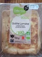 Mängden socker i Quiche Lorraine Lardons fumés au bois de hêtre