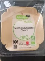 Mängden socker i Collection agis quiche courgette chevre bio