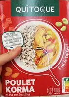 Mängden socker i Poulet korma