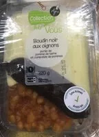 Mängden socker i Boudin noir aux oignons puree de pomme de terre