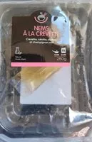 Mängden socker i Nems à la crevette