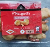 Mängden socker i 8 beignets de crevettes