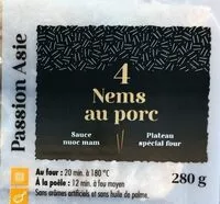 Mängden socker i Nems au porc