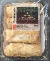 Mängden socker i Nems aux crevettes et à la chair de crabe