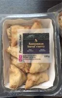 Mängden socker i Samossas boeuf curry