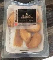 Mängden socker i Beignets de crevette