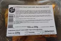 Mängden socker i Samoussas coco curry