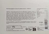 Mängden socker i Bœuf bourguignon et purée de pomme de terre