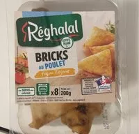 Mängden socker i Bricks au poulet