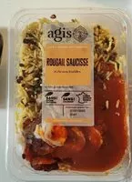 Mängden socker i Rougail saucisse et riz aux lentilles