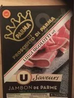 Mängden socker i Jambon de parme