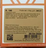 Mängden socker i Bretzels au chocolats