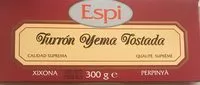 Mängden socker i Turron yema tostada