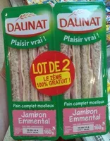 Mängden socker i Plaisir Vrai! Jambon Emmental
