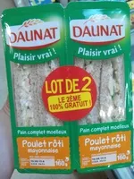 Mängden socker i Plaisir vrai! Poulet rôti Mayonnaise