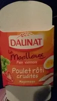 Mängden socker i Le moelleux poulet rôti crudités mayonnaise légère