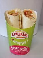 Mängden socker i Wrappy bacon grillé œufs tomates marinées sauce yaourt