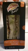 Mängden socker i filet de poulet rôti bacon