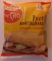 Mängden socker i Pavé montagnard jambon, raclette