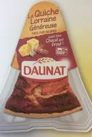 Mängden socker i La quiche Lorraine généreuse pur beurre