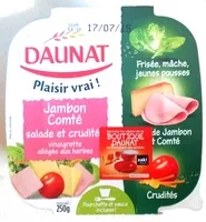 Mängden socker i Jambon Comté salade et crudité vinaigrette allégée aux herbes