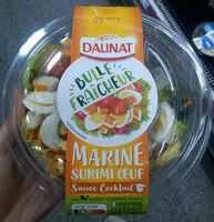 Mängden socker i Bulle Fraîcheur Surimi Oeuf crudités
