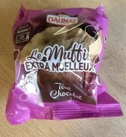 Mängden socker i Muffin au chocolat et pépites de chocolat DAUNAT