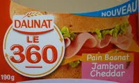Mängden socker i Le 360 Jambon Cheddar Sauce Burger