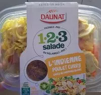 Mängden socker i 123 Salade Poulet Curry sauce bulgare