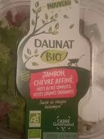 Mängden socker i Daunat bio jambon chèvre
