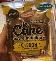 Mängden socker i Le cake extra moelleux, citron et graines de pavot