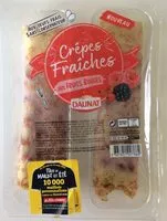 Mängden socker i Crêpes Fraîches aux Fruits Rouges