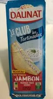Mängden socker i Le club les tartinades, jambon, fromage frais herbes
