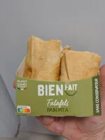 Mängden socker i Bienfait Falafels Pain pita