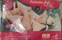 Mängden socker i Samoussas porc