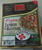 Mängden socker i Lardons de jambon de Bayonne