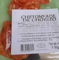 Mängden socker i Chiffonnade de chorizo