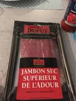 Mängden socker i Jambon sec superieur de l'adour