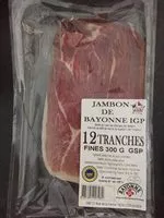 Mängden socker i Jambon de Bayonne IGP