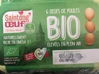 Mängden socker i Oeufs de poules bio