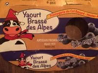 Mängden socker i Yaourt Brassé des Alpes aux Myrtilles