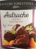 Mängden socker i Autruche, sauce agrumes